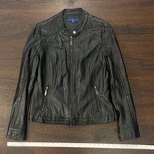 Apt. 9 Black Leather Jacket for Women